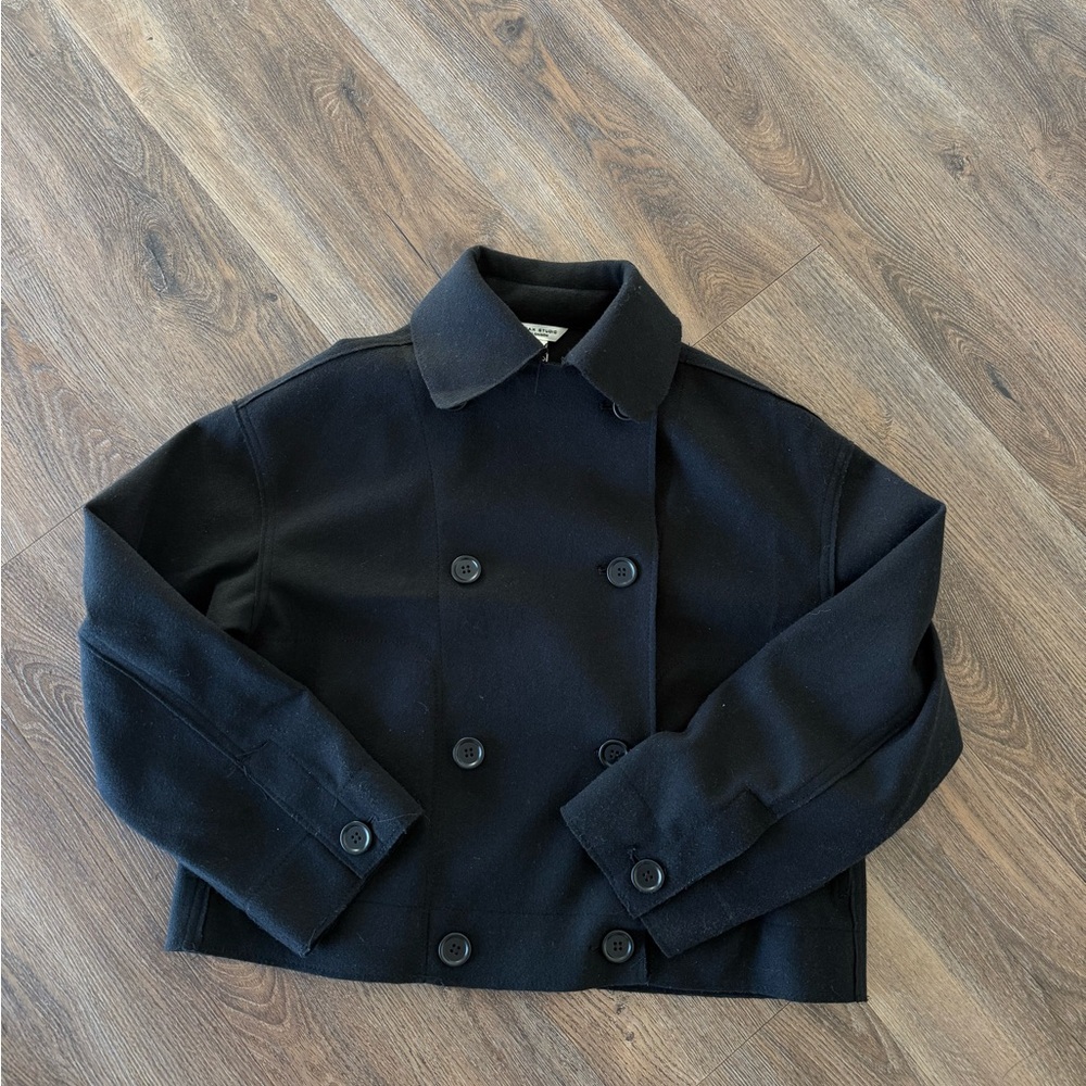 Max Studio Black Wool Coat